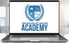 Laptop screen showing the FMCSA Academy logo
